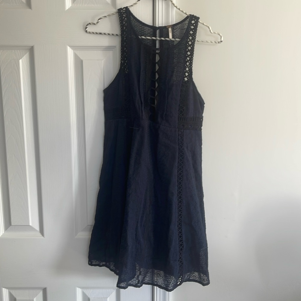 Free people lace crochet dress size 2
